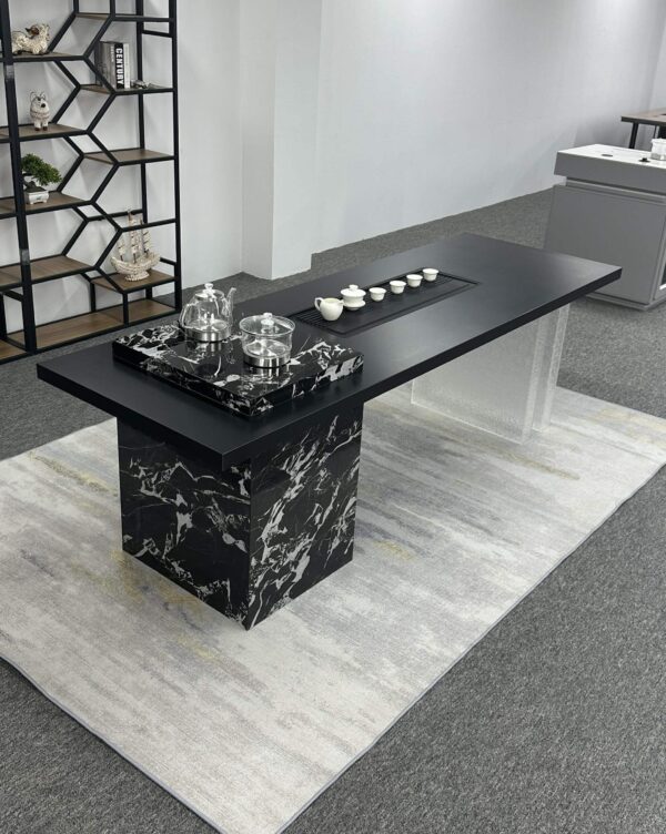 Elegant Sintered Stone Tea Tables – Modern & Practical - 图片 2