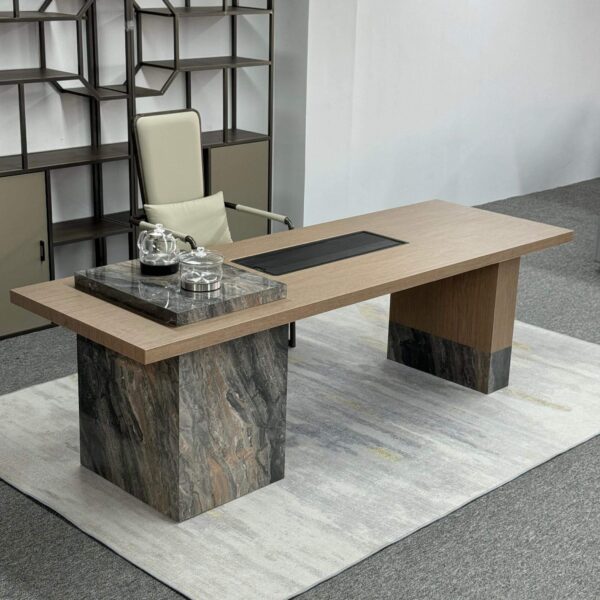 Elegant Sintered Stone Tea Tables – Modern & Practical - 图片 4